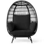 Wicker Egg Chair Oversized Indoor Outdoor Patio Lounger