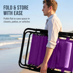 Set of 2 Extra Wide Adjustable Zero Gravity Patio Chair Recliners