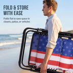Set of 2 Extra Wide Adjustable Zero Gravity Patio Chair Recliners