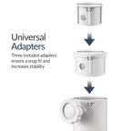 Fillable Mobile Umbrella Base Stand w/ 4 Wheels, 2 Locks, 123lb Capacity