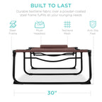 Extra Wide Patio Chaise Lounge Chair, Portable Folding Recliner