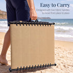 Extra Wide Padded Patio Chaise Lounge Chair, Portable Recliner 8 Positions
