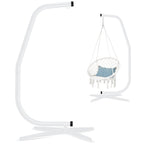 Curved Hanging Hammock C-Stand w/ All-Weather, Steel Frame - Stand Only