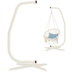 Curved Hanging Hammock C-Stand w/ All-Weather, Steel Frame - Stand Only