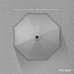 360 LED Rotating Cantilever Offset Patio Umbrella - 10ft