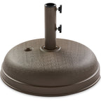 Plastic Patio Umbrella Base Pole Holder Accessory w/ Adjustable Knob